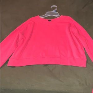 Red Cropped Sweater